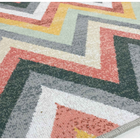 Alfombra chenilla zig zag (200x140 cm)