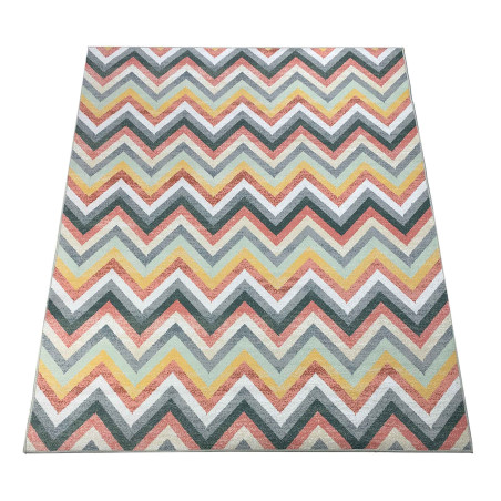 Alfombra chenilla zig zag (230x160 cm)