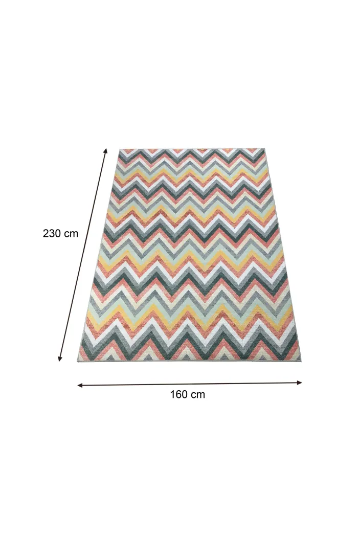 Alfombra chenilla zig zag (230x160 cm)