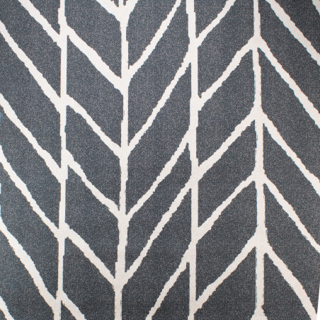 Alfombra gris microfibra (180x120 cm) shapes