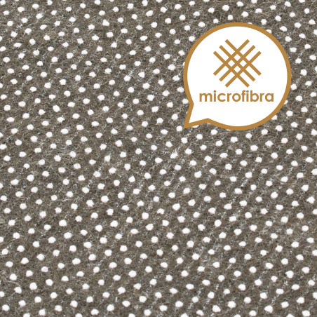 Alfombra gris microfibra (180x120 cm) líneas