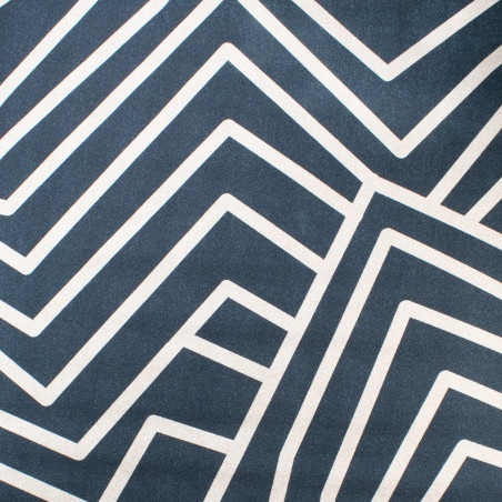 Alfombra negra microfibra (200x140 cm) líneas