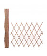 Celosía extensible de madera para jardín 180x60 cm - Marrón