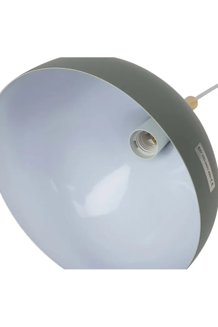Lámpara de Techo en Aluminio y Madera - Orit