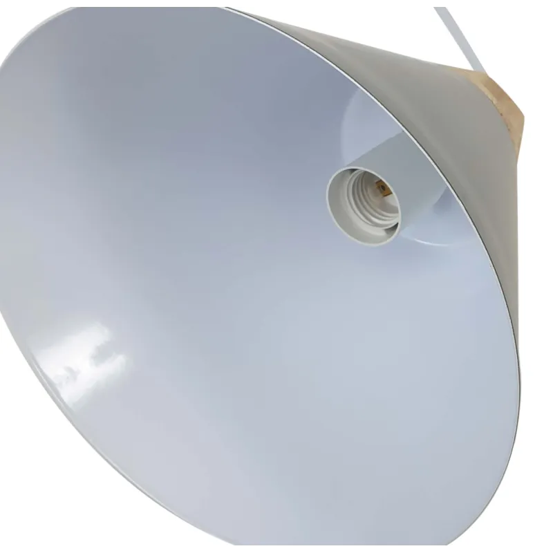 Lámpara de Techo en Aluminio y Madera - Levi