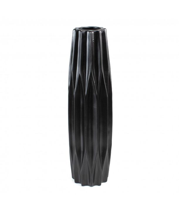 Jarrón de cerámica 56 cm Juma - Negro