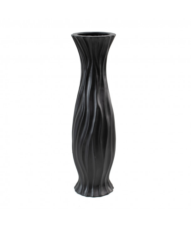 Jarrón de cerámica 56 cm Anielle - Negro
