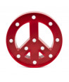 Figura luminosa símbolo de la paz - Rojo