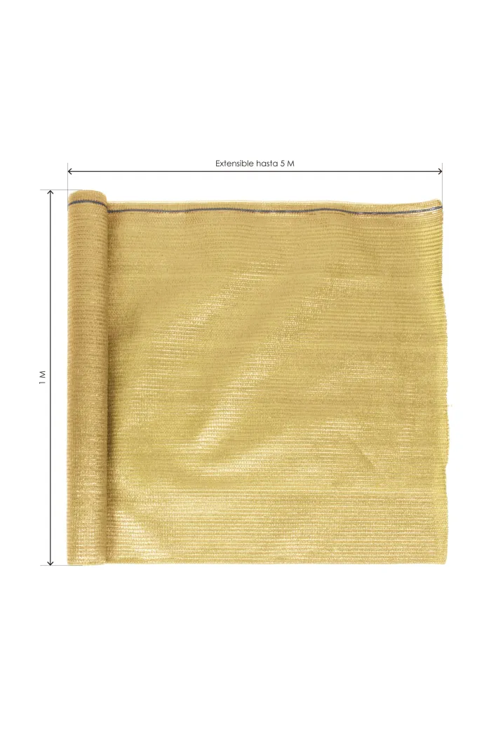 MALLA DE SOMBRERO TUPIDA BEIGE DE 120 G/M²