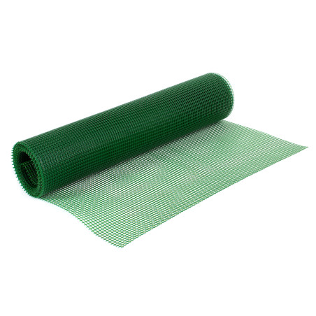 MALLA DE PLÁSTICO (5 X 5 MM) VERDE 300G/M²