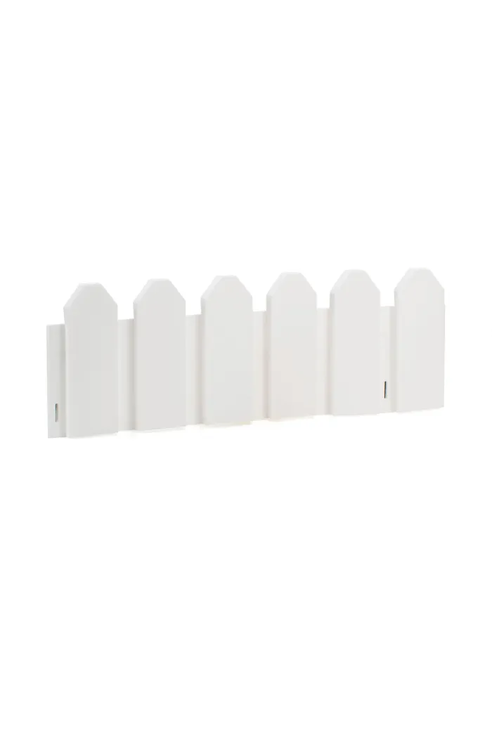Set de 4 vallas de jardín - Blanco