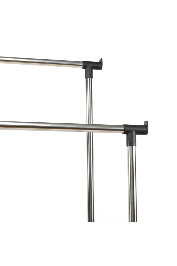 PERCHERO/BURRA DOBLE AJUSTABLE NEGRO