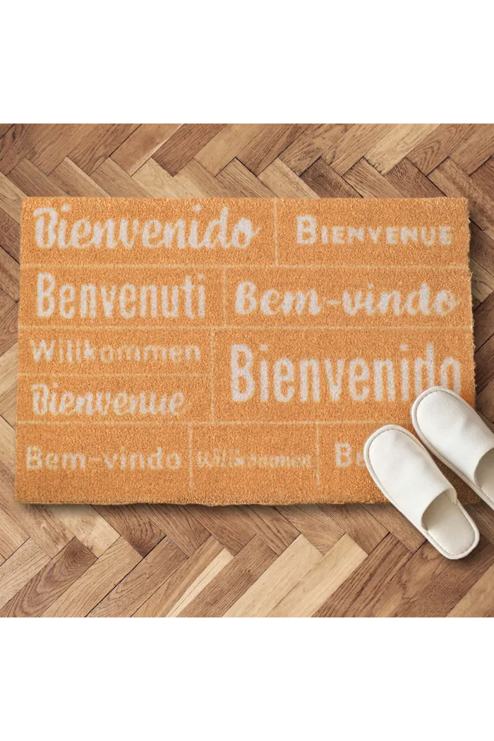 Felpudo sintético (38 x 58 cm) - Bienvenido