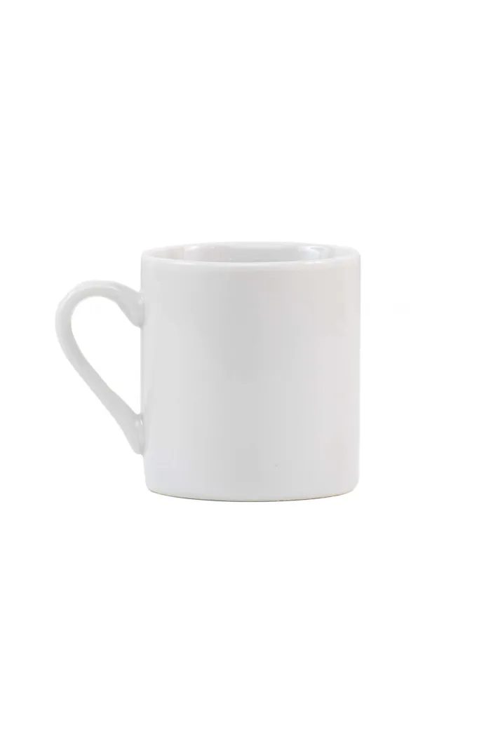 Set 6 tazas de café cerámica - Blanco