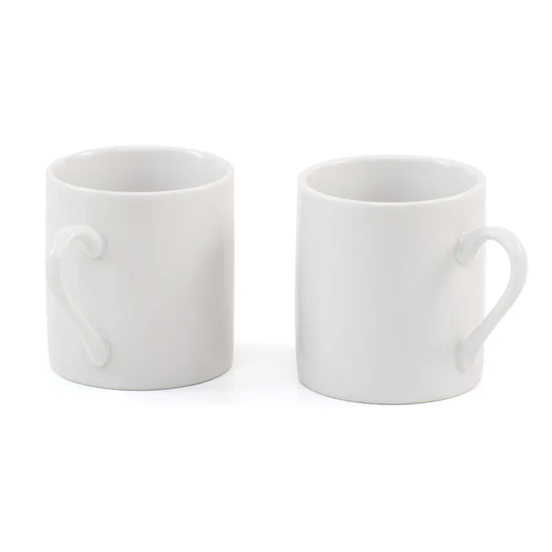 Set 6 tazas de café cerámica - Blanco
