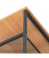Mesa auxiliar de madera 40x40 cm