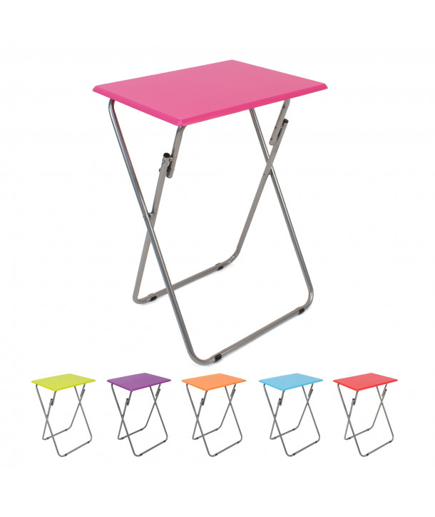 Mesa plegable (48x38 cm) rosa