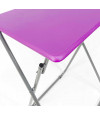 Mesa plegable (48x38 cm) violeta