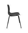 SILLA LONDON PP-METAL NEGRA 44,5X54X80