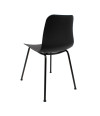 SILLA LONDON PP-METAL NEGRA 44,5X54X80