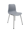 SILLA LONDON PP-METAL GRIS 44,5X54X80