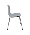 SILLA LONDON PP-METAL GRIS 44,5X54X80