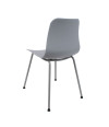 SILLA LONDON PP-METAL GRIS 44,5X54X80