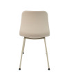 SILLA LONDON PP-METAL CREMA 44,5X54X80