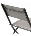 Silla plegable de lona - Gris