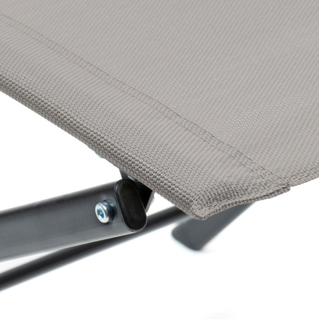 Silla plegable de lona - Gris