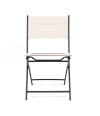 Silla plegable de lona - Blanco Crudo