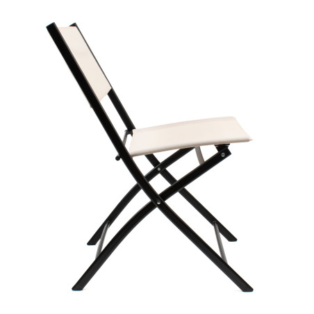 Silla plegable de lona - Blanco Crudo