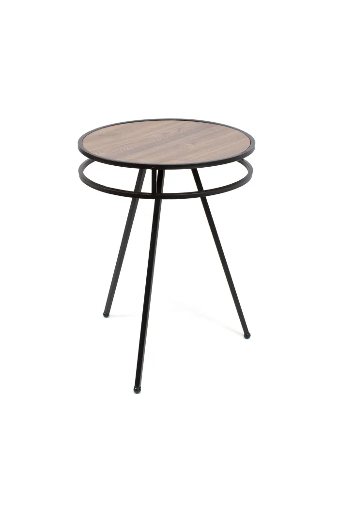 PEANA HIERRO/MADERA OSCURA D.40X55