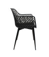 SILLA PP-METAL NEGRO 57 x 51 x 84