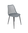 SILLA PP-METAL GRIS 48 X 50 X 86