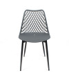 SILLA PP-METAL GRIS 48 X 50 X 86