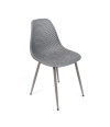 SILLA PP-METAL GRIS 46 x 50 x 87