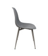 SILLA PP-METAL GRIS 46 x 50 x 87