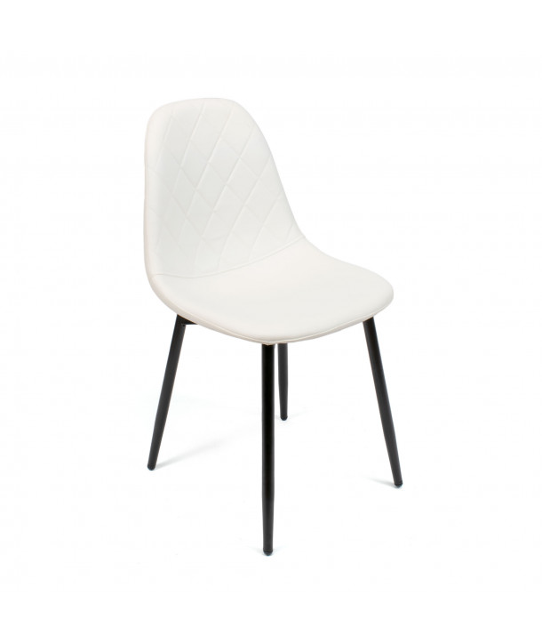 SILLA POLIURETANO-METAL BLANCO 45 x 50 x 85