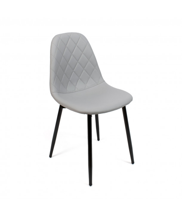 SILLA POLIURETANO-METAL GRIS 45 x 50 x 85