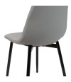 SILLA POLIURETANO-METAL GRIS 45 x 50 x 85