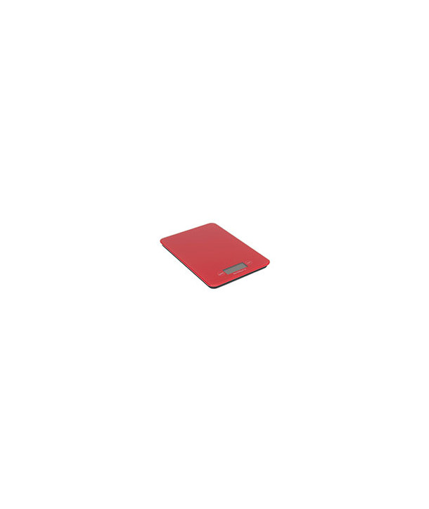 Báscula de cocina digital rectangular - Rojo