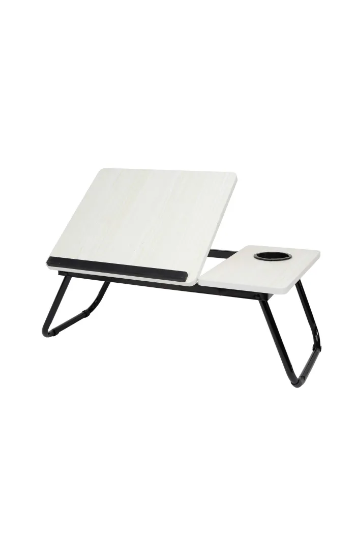 Bandeja abatible para cama - Madera clara