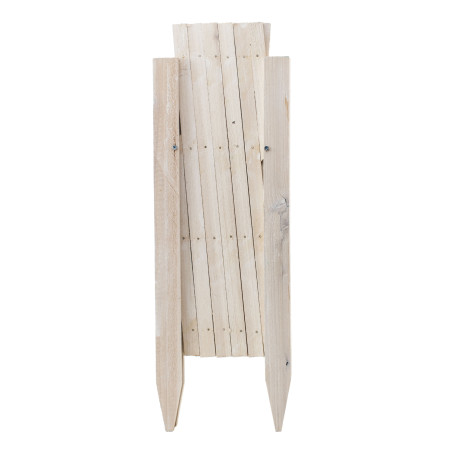 Celosía extensible de madera para jardín 95x49 cm - Blanco