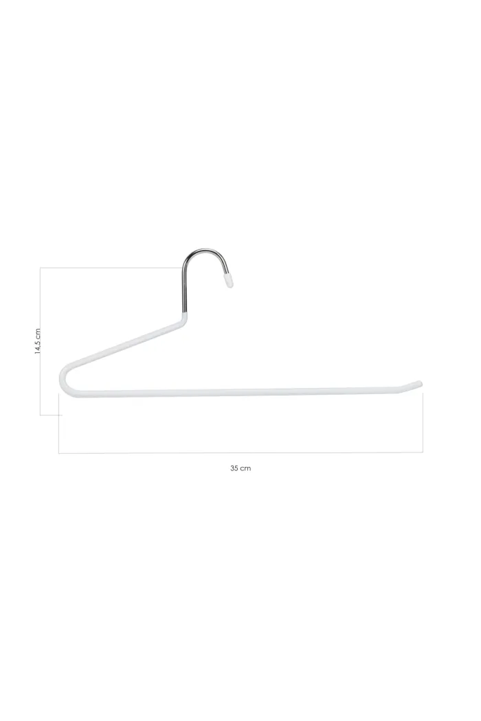 PERCHA ACERO-PVC S/2 BLANCA 35X0,5X14,5
