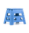 TABURETE PVC PLEGABLE - AZUL