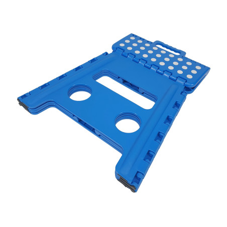 TABURETE PVC PLEGABLE - AZUL