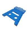 TABURETE PVC PLEGABLE - AZUL