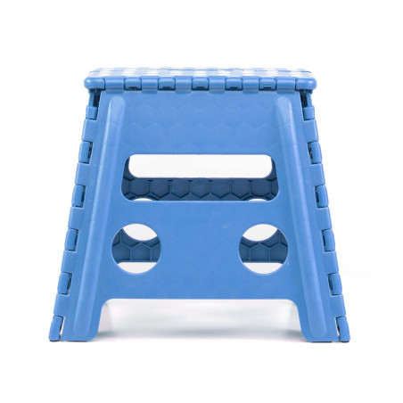 TABURETE PVC PLEGABLE - AZUL