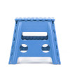 TABURETE PVC PLEGABLE - AZUL